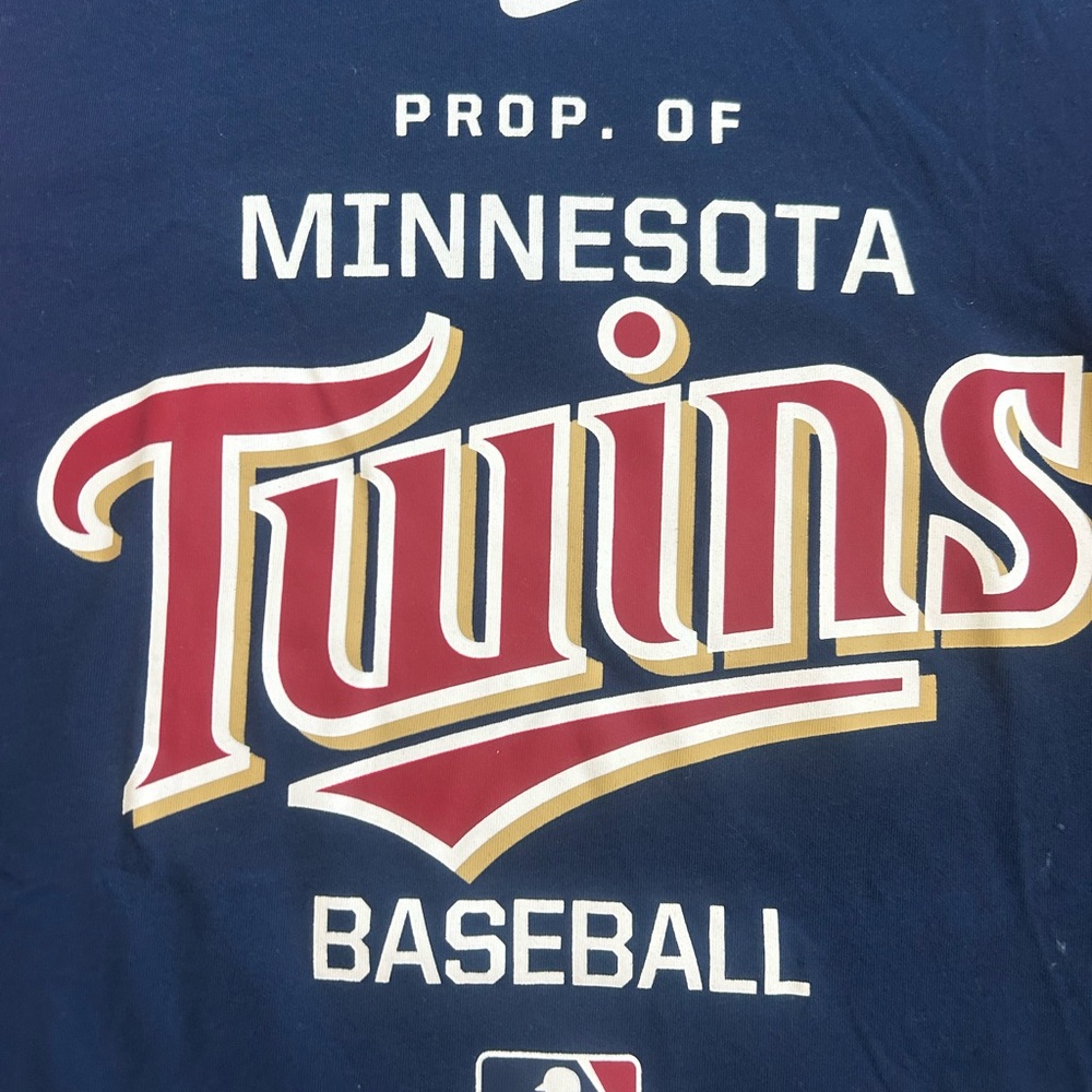 Nike Dri-Fit Minnesota Twins Tee - Navy and Red - Picture 3 of 6